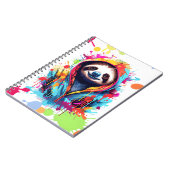 Graffiti Sloth Notizblock (Linke Seite)