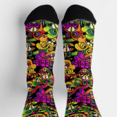Graffiti Socken (Oben)