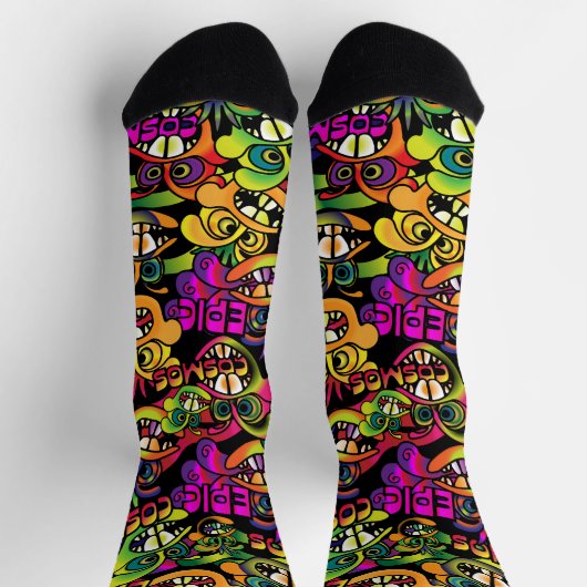 Graffiti Socken (Oben)
