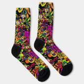 Graffiti Socken (Rechts)