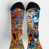 Graffiti Socken (Oben)