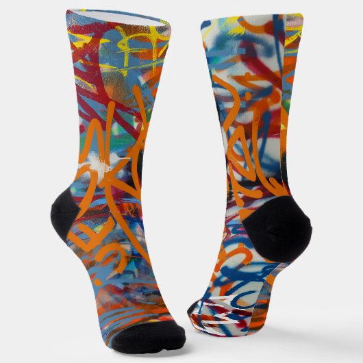 Graffiti Socken (Gewinkelt)