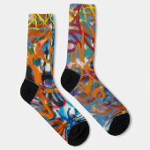 Graffiti Socken (Rechts)