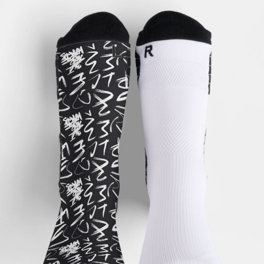 Graffiti Socken (Oben)