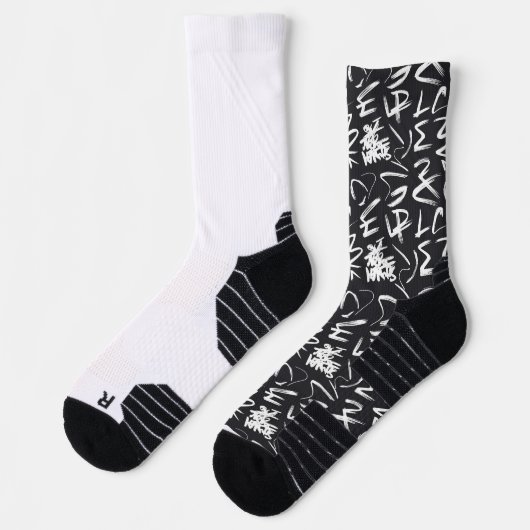 Graffiti Socken (Links)