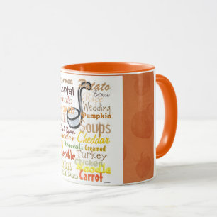 Graffiti Soup Pumpkin Color Tasse