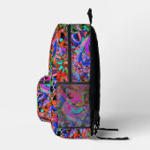 Graffiti Spin Art Bedruckter Rucksack (Rechts)