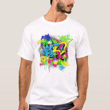 Graffiti Splash Art T - Shirt - Urban Street Style