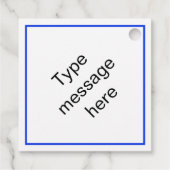 Graffiti Splash Geschenkanhänger (Rückseite)