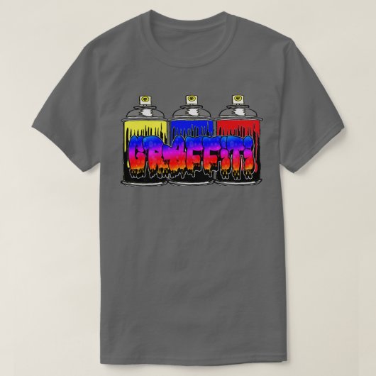 Graffiti Spray Art T-Shirt (Design vorne)