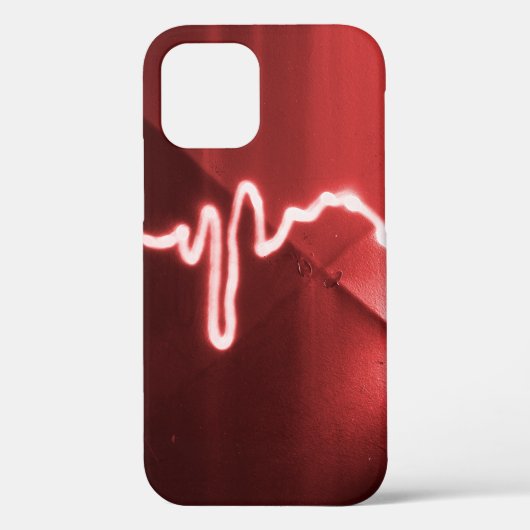 Graffiti-Spray auf roten Metallen Case-Mate iPhone Hülle (Rückseite)