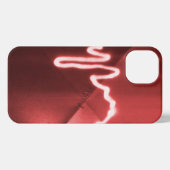 Graffiti-Spray auf roten Metallen Case-Mate iPhone iPhone Hülle (Rückseite (Horizontal))