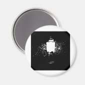 Graffiti Spray Can Magnet (Vorderseite/Rückseite)