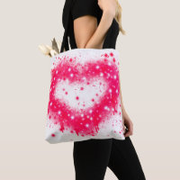 Graffiti Spray rosa funkelndes Herzdesign