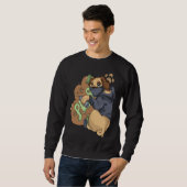Graffiti Sprayer Pug  Spray Sweatshirt (Vorne ganz)