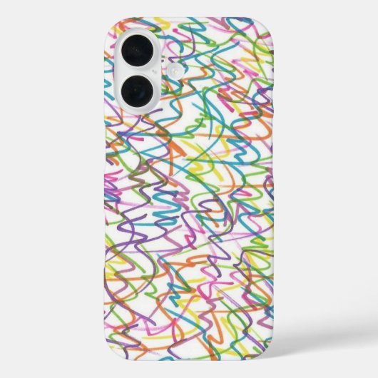 Graffiti Spritzer Abstraktes Muster Case-Mate iPhone Hülle (Rückseite)