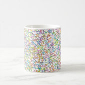 Graffiti Spritzer Abstraktes Muster Kaffeetasse (Mittel)