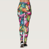 Graffiti Sprühdosen Leggings (Rückseite)