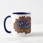 Graffiti-Stil 67 Tasse (Links)