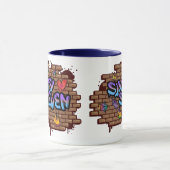 Graffiti-Stil 67 Tasse (Zentrum)