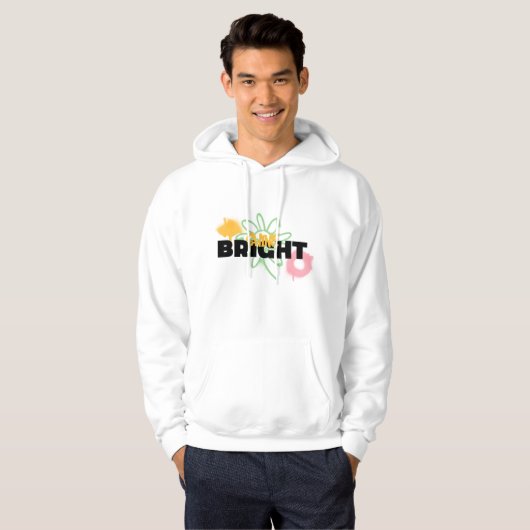 Graffiti-Stil BRIGHT Hoodie (Vorne ganz)