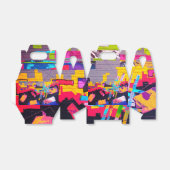 Graffiti-Stil Geschenkschachtel (Ungefaltet)