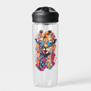 Graffiti-Stil-Giraffenporträt-58567 Trinkflasche