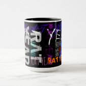 Graffiti-Stil Rat Chinesisch Jahr Zodiac TT Tasse (Zentrum)