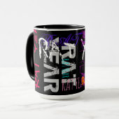 Graffiti-Stil Rat Chinesisch Jahr Zodiac TT Tasse (Vorderseite Links)