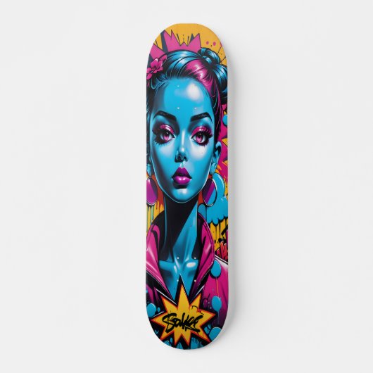 Graffiti-Stil Skateboard (Vorne)