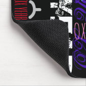 Graffiti-Stil Wiederholung des OX-Jahres 2021-Maus Mousepad (Ecke)