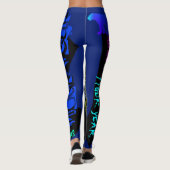 Graffiti-Stil Wiederholung Tiger Jahr 2022 WL Leggings (Rückseite)