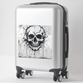 GRAFFITI STILE SKULL STICKER (Koffer)