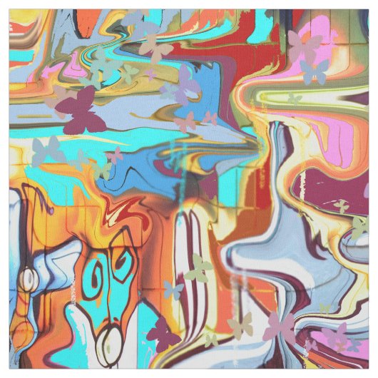 Graffiti Stoff (Muster)