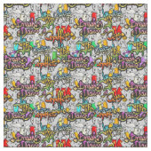 Graffiti Stoff (Nahaufnahme)