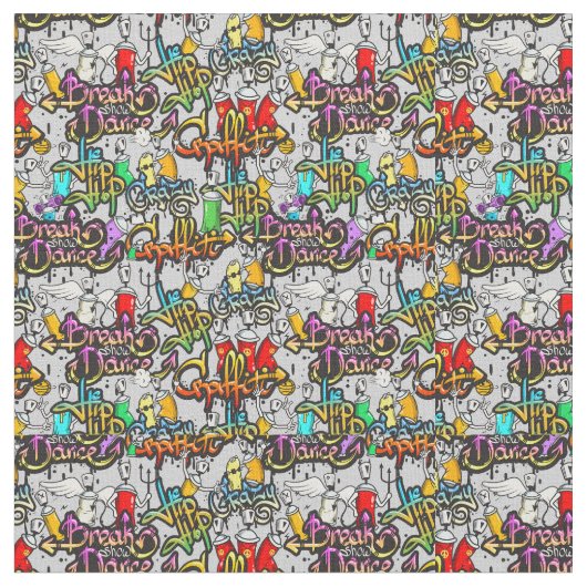 Graffiti Stoff (Nahaufnahme)