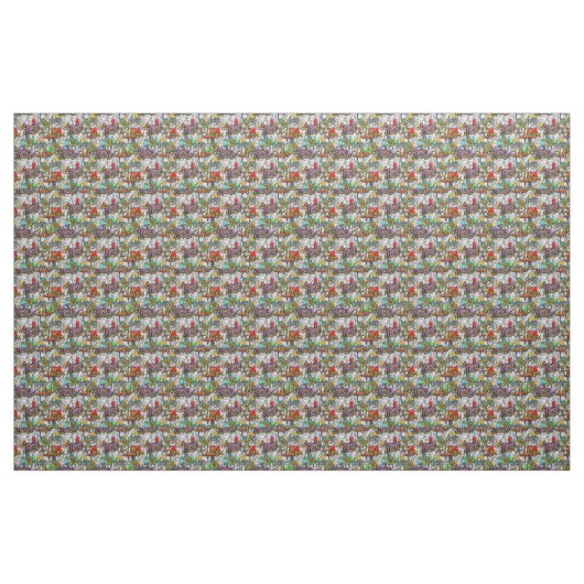 Graffiti Stoff (Fat Quarter (45,7 x 55,9 cm))