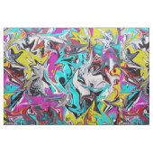 Graffiti Stoff (Fat Quarter (45,7 x 55,9 cm))