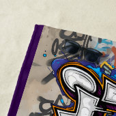 Graffiti Strandtuch (Beispiel)