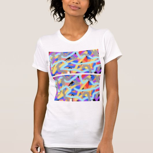 Graffiti-Straße T-Shirt (Vorderseite)