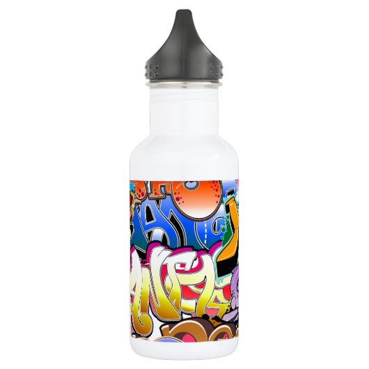 Graffiti-Straßen-Kunst Edelstahlflasche (Links)