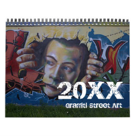 Graffiti-Straßen-Kunst-Kalender 20xx Kalender