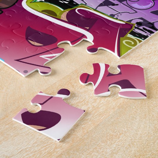 Graffiti-Straßen-Kunst Puzzle (Seite)