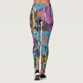 Graffiti-Straßenkleidung Leggings (Rückseite)