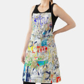 Graffiti Straßenmauer. Grunge Wallart, Straße, Bac Schürze (InSitu)