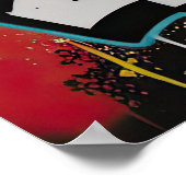 Graffiti Street Art A Canvas for Peace Symbols Poster (Ecke)