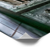 Graffiti Street Art Abandoned Factory Poster (Ecke)