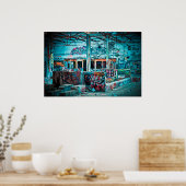 Graffiti Street Art Abandoned Gebäude Poster (Küche)