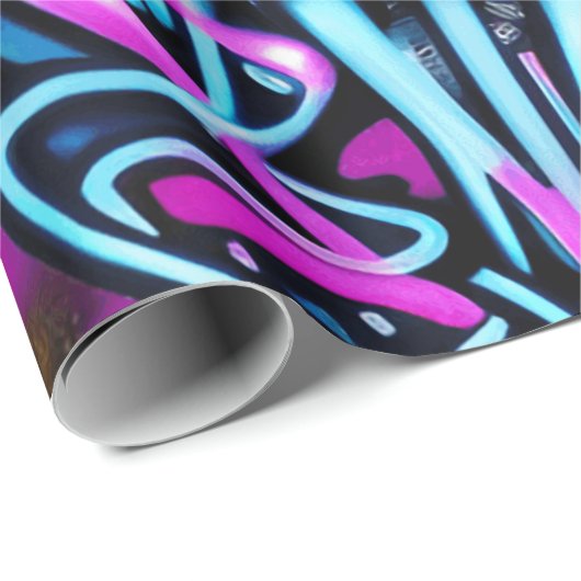 Graffiti Street Art: Action & Resist nehmen Geschenkpapier (Rolleneckpunkt)