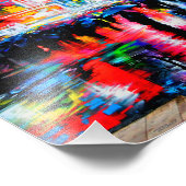 Graffiti Street Art Camden Town London Fotodruck (Ecke)